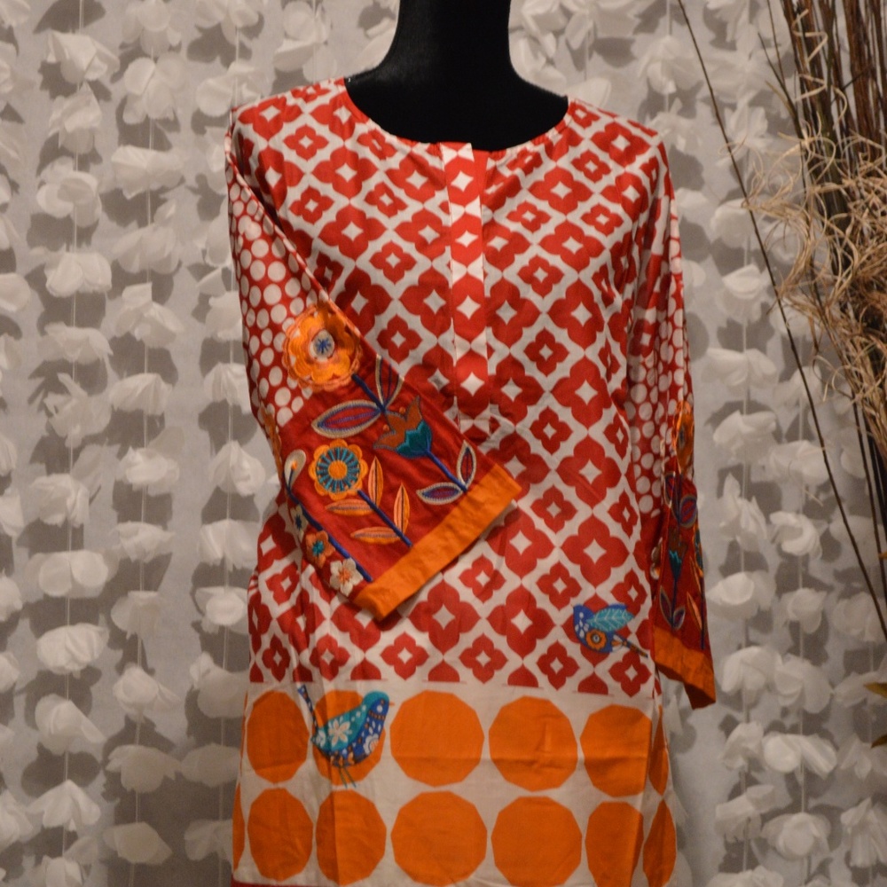 New Embroidered Khaadi Top Kurta